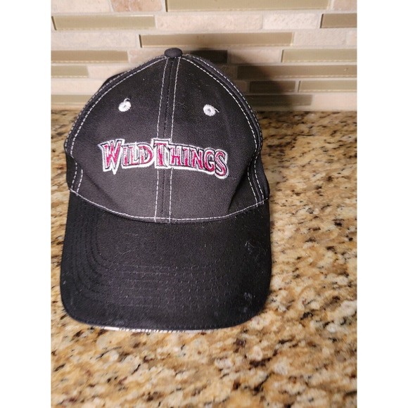 Wild Things Hat Straback Trucker Dad Ball Cap Black Adjustable one size fits all - Picture 1 of 12